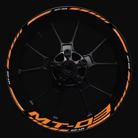 For Yamaha MT-03 MT03 17 in Wheel Hub Rim Decorative Decal Reflective StickerNEW