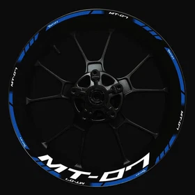 Wheel Hub Rim Decorative Decal Reflective Sticker For Yamaha MT-07 mt07