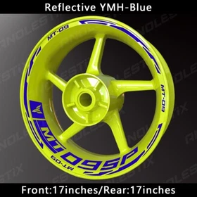 Reflective Motorcycle Wheel Sticker Rim Tape Decals Fits For YAMAHA MT09SP