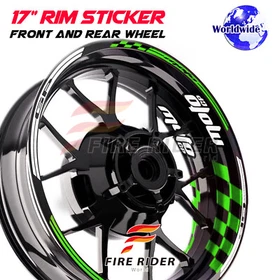 17'' Blue Wheel Rim Decals GP01 Kit For Honda CBR650R 19-20 2019 2020