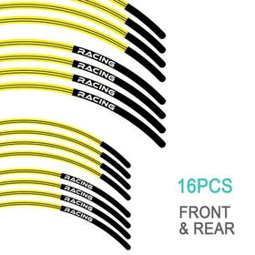 21" 18" A01B Stripe Dirt Bike Wheel Stickers For BETA 350 RR-S 17-23 22 21 18