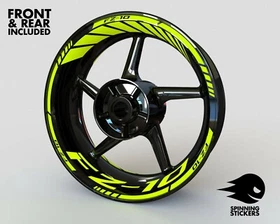 Wheel Stickers for Yamaha FZ10 FZ-10 Rim Tape Motorcycle Decals Graphics 17"