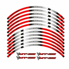 17 inch RIM STRIPES WHEEL DECAL TAPE STICKER KIT FOR YAMAHA MT-09 MT09
