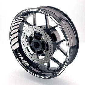 GP02 17" Wheel Decal Stickers Set For Suzuki SV 650X 19 20