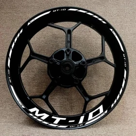 For YAMAHA MT10 MT-10 17 inch Wheel Hub Rim Decorative Decal Reflective Sticker