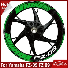For Yamaha FZ-09 FZ 09 Accessories wheel Waterproof decals stickers Sets New