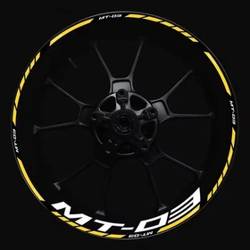 For Yamaha MT-03 MT03 17 in Wheel Hub Rim Decorative Decal Reflective Sticker