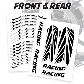 TTIN 17'' Rim Wheel Stickers Decal Graphic Kit Set For Yamaha MT07 18-21 20 19