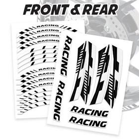 GP09 Wheel Rim Sticker Set For Suzuki TL 1000 R / S SV 650X Katana GSX 600F