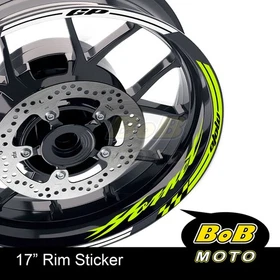 17" Red Rim Wheel Decals Stickers AA02 For Honda CB919 Hornet 900 02-07 05 06