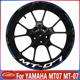 2025 New 17" Motorcycle wheel decals rim stickers set For YAMAHA MT07 MT-07