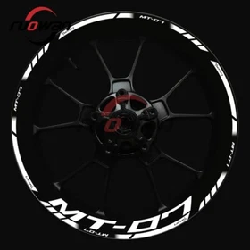 Wheel Hub Rim Decorative Decal Reflective Sticker For Yamaha MT-07 MT07 MT 07