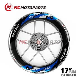 17'' Rim Wheel Sticker Vinyl Decal S10 For Yamaha FJ09 FJR1300 FZ6R FZ07