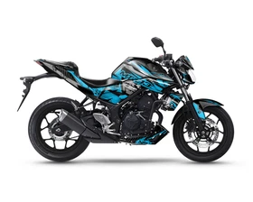 Complete Graphic Kit Decal Sticker "RIOT" For Yamaha MT03 MT-03 2015-2023