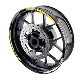 Yellow STRIPE4 Wheel Sticker 17 inch Rim For Honda CBR1000RR-R Fireblade SP 20 2
