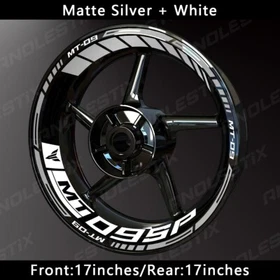 Reflective Motorcycle Wheel Sticker Rim Tape Decals Fits For YAMAHA MT09SP