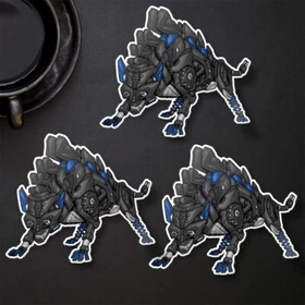 Yamaha MT 10 2016-2021 Hyena Stickers - Set of 3 KissCut Moto Decals