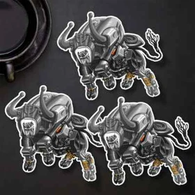 Ducati Diavel 1260 1260S Stickers - Set of 3 KissCut Vinyl Motorcycle Decals