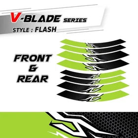 For Kawasaki Z900RS 18-24 23 22 21 Motorcycle Inner Rim Sticker A01B Red