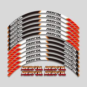 For Honda CBR1000RR-R Fireblade SP HRC REPSOL Rim Wheel Reflective Decal Sticker