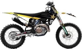 Factory Effex 2021 Factory Rockstar Husqvarna Graphic Kit - Motocross Dirt Bike