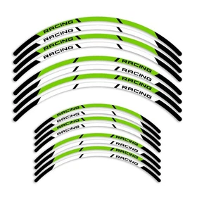 For BETA 400 RS 2011, 2013-14  Wheel Stickers Rim 21" 18" Dirt Bike P04B Green