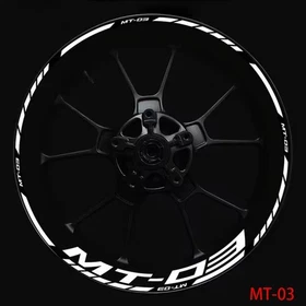 Wheel Hub Rim Decorative Decal Reflective Sticker For Yamaha MT-03 MT03 mt03
