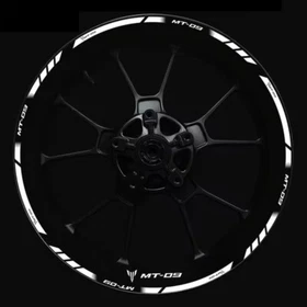 For Yamaha MT09 17 Inch Front And Rear Wheel Hubs Decal Rim Reflective Stickers