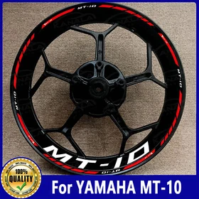 For YAMAHA MT-10 MT10 Motorcycle Hub Stickers Reflective Rim Decal Decorative