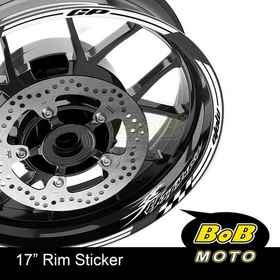 17" Yellow Rim Wheel Decals Stickers AA02 For Suzuki GSX1300R Hayabusa 99-20 18