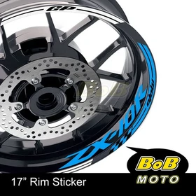 17" Purple Rim Wheel Decals Stickers AA02 For Kawasaki ZX10R Ninja 04-20 18 19