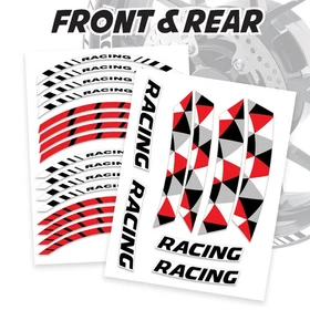 SP13 17'' Rim Wheel Stickers Decal Kit For Kawasaki Ninja 400 EX400 18-21 20 19