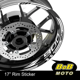 DARK GREEN AA01 17" Wheel Rim Decals Sticker Inner For Kawasaki Z900 17-19 18