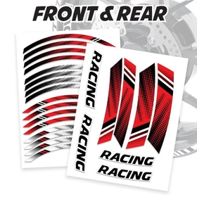 AX2 17'' Rim Wheel Stickers Decal Graphic Kit Set For Yamaha MT10 18-21 20 19