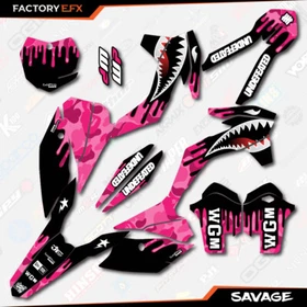 Pink Savage Camo Graphics Kit fits KTM 13-15 SX SXF XC XCF 125 200 250 300 450