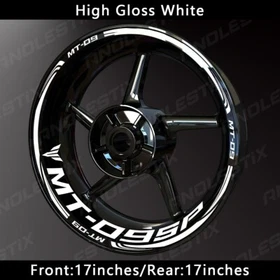 Reflective Motorcycle Wheel Sticker Rim Tape Decals Fits For YAMAHA MT09SP