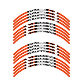 Orange STRIPE 17 inch Edge Rim Sticker For Yamaha MT07 18 19 20 21