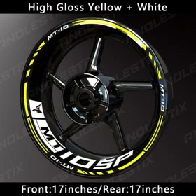 Reflective Motorcycle Wheel Sticker Rim Tape Decals Fits For YAMAHA MT10SP