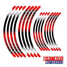 COMB01 Dirt Bike Wheel Rim Stickers For Suzuki DR-Z400S DRZ400S 2000-2021