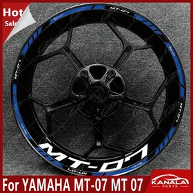 For YAMAHA MT-07 MT 07 Motorcycle 17inch wheel decals rim stickers stripes New