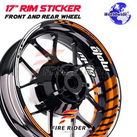 Rim Stickers Decals 17" AA02 Model Pack For Honda CBR600RR 03-20 17 18 19