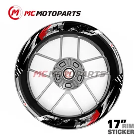 17'' Rim Wheel Sticker Vinyl Decal S03 For Yamaha MT01 MT10 MT09 MT07
