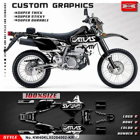 Motorcycle Stickers Wrap Design Kit for KLX400R KLX 400 R 2002 2003 2004 D&eacute;cor