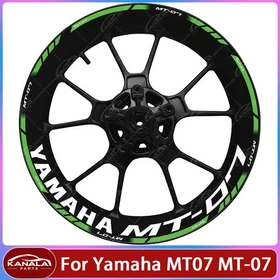 17inch Motorcycle Wheel Rim Reflective Decal Sticker For Yamaha MT07 MT-07 New