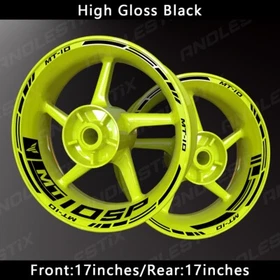Reflective Motorcycle Wheel Sticker Rim Tape Decals Fits For YAMAHA MT10SP