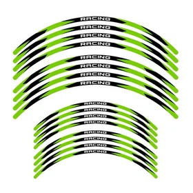 For HONDA XR 400R 96-04 03 02 01 Wheel Stickers Rim 21" 18" Dirt Bike R01B Green