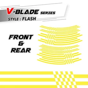 For Yamaha FZ10 MT-10 18-24 23 22 21 Motorcycle Inner Rim Sticker C01W Yellow