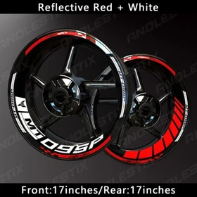 Reflective Motorcycle Wheel Sticker Rim Tape Decals Fits For YAMAHA MT09SP