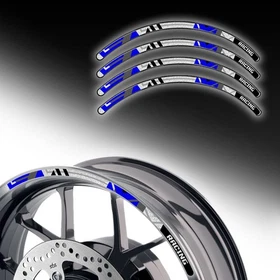 Red 17" Rim Reflective Wheel Stickers SH26 For Yamaha MT03 18 19 20