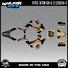 Graphics Kit for KTM Electric Mini SXE2 (2024+) OG Crew Series - Tan